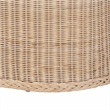 bali & pari Barid Braided Rattan Storage Bench with Cushioned Lift-Top Lid