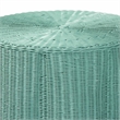 bali & pari Palm Scallop Natural Rattan Console Table
