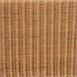 bali & pari Reiko Handwoven Natural Rattan Bench with Scalloped Detailing