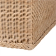 bali & pari Caden Braided Natural Rattan Chest with Lift-top Lid