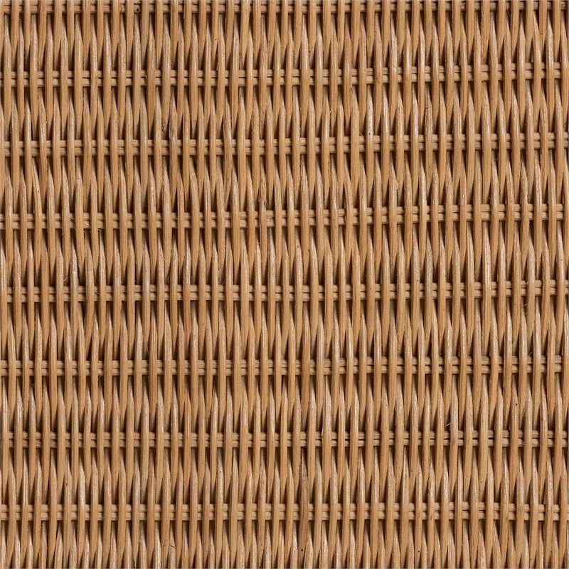 bali & pari Abena Handwoven Natural Rattan Console Table