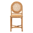 bali & pari Oxford Rattan Counter Stool - Handwoven Cane Counter Height Chair