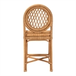 bali & pari Oxford Rattan Counter Stool - Handwoven Cane Counter Height Chair