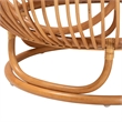 bali & pari Adeola Round Lantern-Shaped Rattan Coffee Table