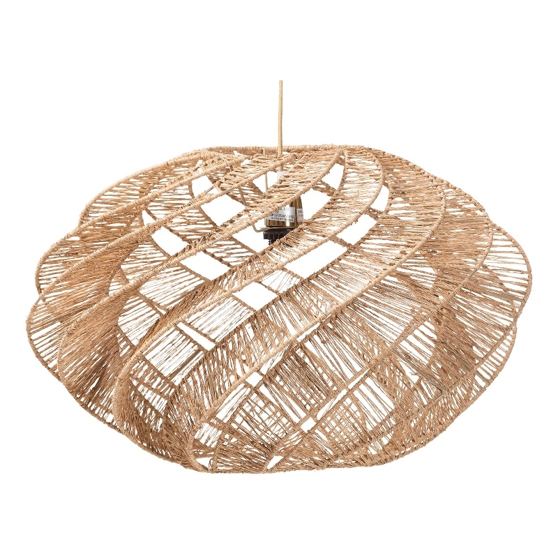 bali & pari Enola Handwoven Jute Pendant Lampshade - Ceiling Light Cover