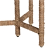 bali & pari Fumito Handwoven Seagrass End Table - Round Boho Side Table