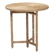 bali & pari Fumito Handwoven Seagrass End Table - Round Boho Side Table