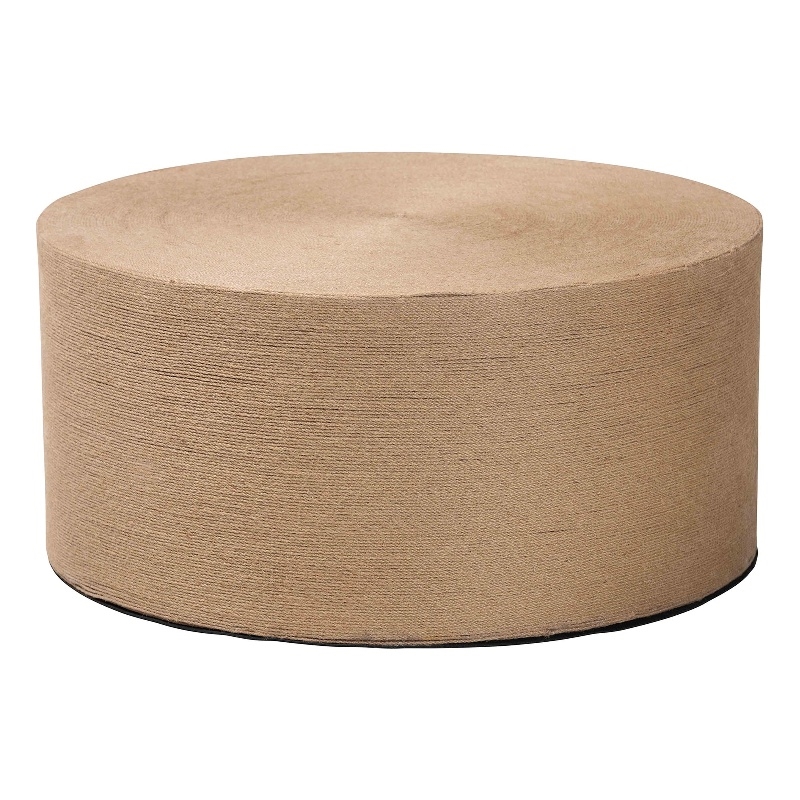 bali & pari Lapis Handwoven Jute Coffee Table - Boho Round Centerpiece