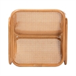 bali & pari Cambridge Natural Rattan Armchair - Handcrafted Lounge Chair
