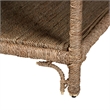 bali & pari Ganit Handwoven Seagrass Coffee Table - Square Center Table