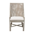 bali & pari Bella Rattan Dining Chair with Cushion - Grey