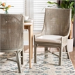 bali & pari Bella Rattan Dining Chair with Cushion - Grey