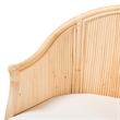 bali & pari Hollis Natural Rattan Barrel Chair with Cushion