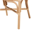 bali & pari Hollis Natural Rattan Barrel Chair with Cushion