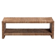 bali & pari Liza Rectangle Seagrass Coffee Table