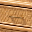 bali & pari Mairen Arched Natural Rattan Storage Cabinet