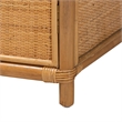 bali & pari Mairen Arched Natural Rattan Storage Cabinet