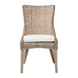 bali & pari Derris Natural Rattan Dining Chair with Cushion