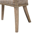 bali & pari Derris Natural Rattan Dining Chair with Cushion