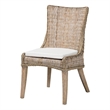 bali & pari Derris Natural Rattan Dining Chair with Cushion