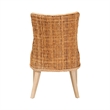 bali & pari Derris Natural Rattan Dining Chair with Cushion