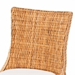 bali & pari Derris Natural Rattan Dining Chair with Cushion