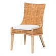 bali & pari Derris Natural Rattan Dining Chair with Cushion
