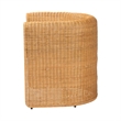 bali & pari Carina Natural Rattan Barrel Dining Chair