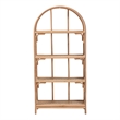 bali & pari Natania Natural Rattan 4-Tier Display Shelf
