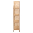 bali & pari Natania Natural Rattan 4-Tier Display Shelf