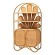 bali & pari Noreen Peacock Fan Natural Rattan Cabinet