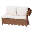 bali & pari Detta Natural Rattan 3-Piece Sectional Set