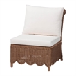 bali & pari Detta Natural Rattan 4-Piece Sectional Set