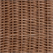 bali & pari Detta Rattan Footstool with Cushion - Handwoven Wicker Ottoman