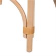 bali & pari Elma Rattan Dining Chair with Cushion - Barrel-Back Accent Chair
