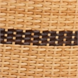 bali & pari Elma Rattan Dining Chair with Cushion - Barrel-Back Accent Chair