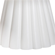 bali & pari Parvana Round Coffee Table with Fluted Pedestal Base