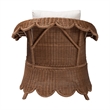 bali & pari Detta Natural Rattan Armchair - Handwoven Wicker Chair