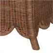 bali & pari Detta Natural Rattan Armchair - Handwoven Wicker Chair
