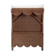 bali & pari Detta Natural Rattan Accent Chair Handwoven Wicker Lounge Chair