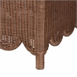 bali & pari Detta Natural Rattan Accent Chair Handwoven Wicker Lounge Chair