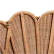 bali & pari Callias Natural Rattan Scalloped Headboard Queen