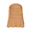 bali & pari Maya Natural Rattan Accent Chair Light Honey