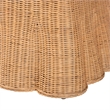 bali & pari Maya Natural Rattan Accent Chair Light Honey