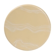 bali & pari Aponi Marbled Resin End Table Sculptural Side Table Cream