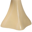 bali & pari Aponi Marbled Resin End Table Sculptural Side Table Cream