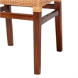 bali & pari Lesia Natural Rattan Dining Chair with Cushion