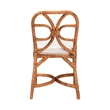 bali & pari Alondra Natural Rattan Dining Chair Handwoven Wicker Side Chair