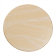 bali & pari Aponi Marbled Resin Coffee Table Sculptural Center Table Cream