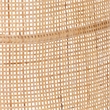 bali & pari Fiore Natural Rattan Bed Frame Handwoven Wicker Headboard Queen